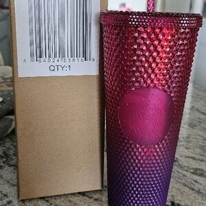 Starbucks X Walt Disney World Gradient Pink and Purple Tumbler